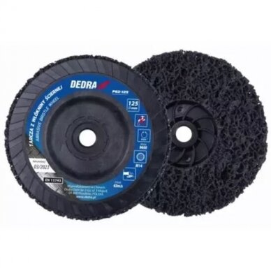 Abrazyvinis diskas Dedra F62-125, M14, 125 mm 1 Abrazyvinis diskas Dedra F62-125, M14, 125 mm 1