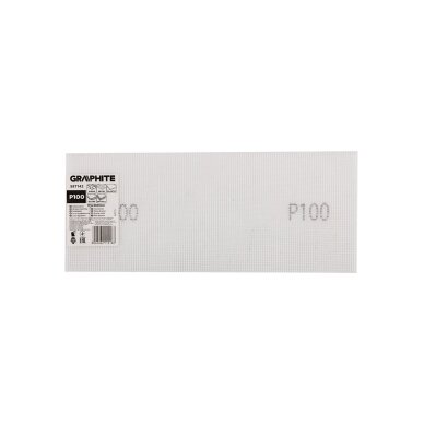 Abrazyvinis tinklelis baltas 115 x 280 mm, P100 1