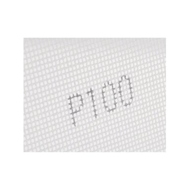 Abrazyvinis tinklelis baltas 115 x 280 mm, P100 3