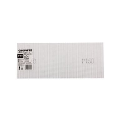 Abrazyvinis tinklelis baltas 115 x 280 mm, P150 1