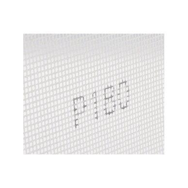 Abrazyvinis tinklelis baltas 115 x 280 mm, p180 3 Abrazyvinis tinklelis baltas 115 x 280 mm, p180 3