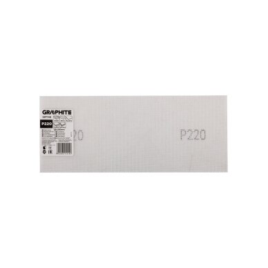 Abrazyvinis tinklelis baltas 115 x 280 mm, p220 1