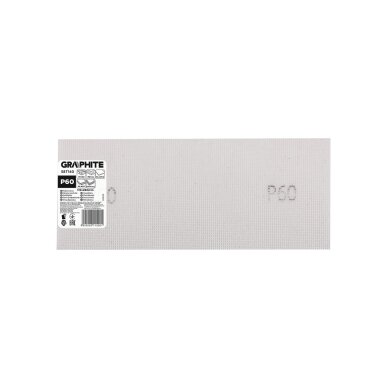 Abrazyvinis tinklelis baltas 115 x 280 mm, p60 1