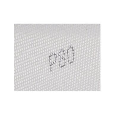Abrazyvinis tinklelis baltas 115 x 280 mm, p80 3