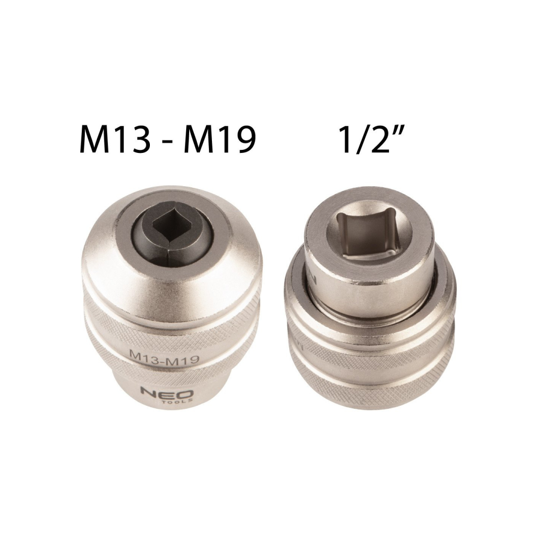 Adapteris sriegimo įrankiams, 1/2 " DR M13-M19 8