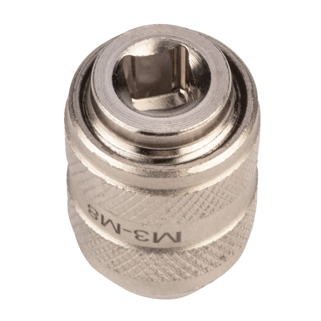 Adapteris sriegimo įrankiams, 1/4 " Dr M3-M8 8 Adapteris sriegimo įrankiams, 1/4 " Dr M3-M8 8