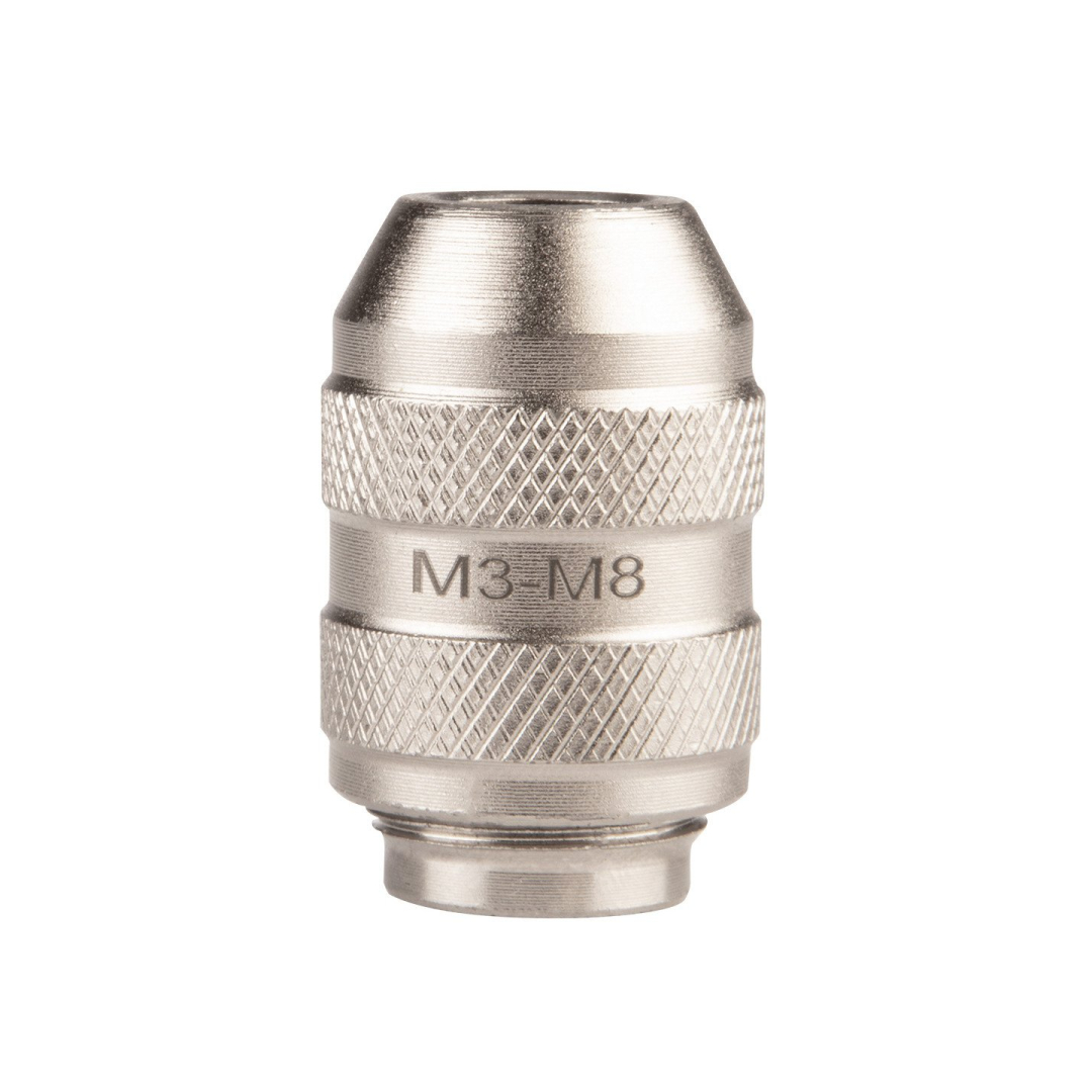 Adapteris sriegimo įrankiams, 1/4 " Dr M3-M8 Adapteris sriegimo įrankiams, 1/4 " Dr M3-M8