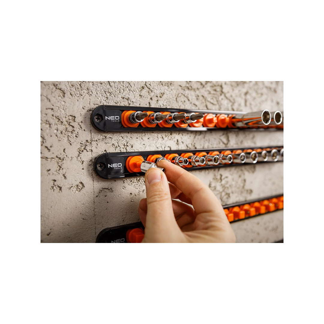 Adapterių laikikliai 1/4„“, 3/8„“, 1/2„“ - 6 vnt. rinkinys. 2