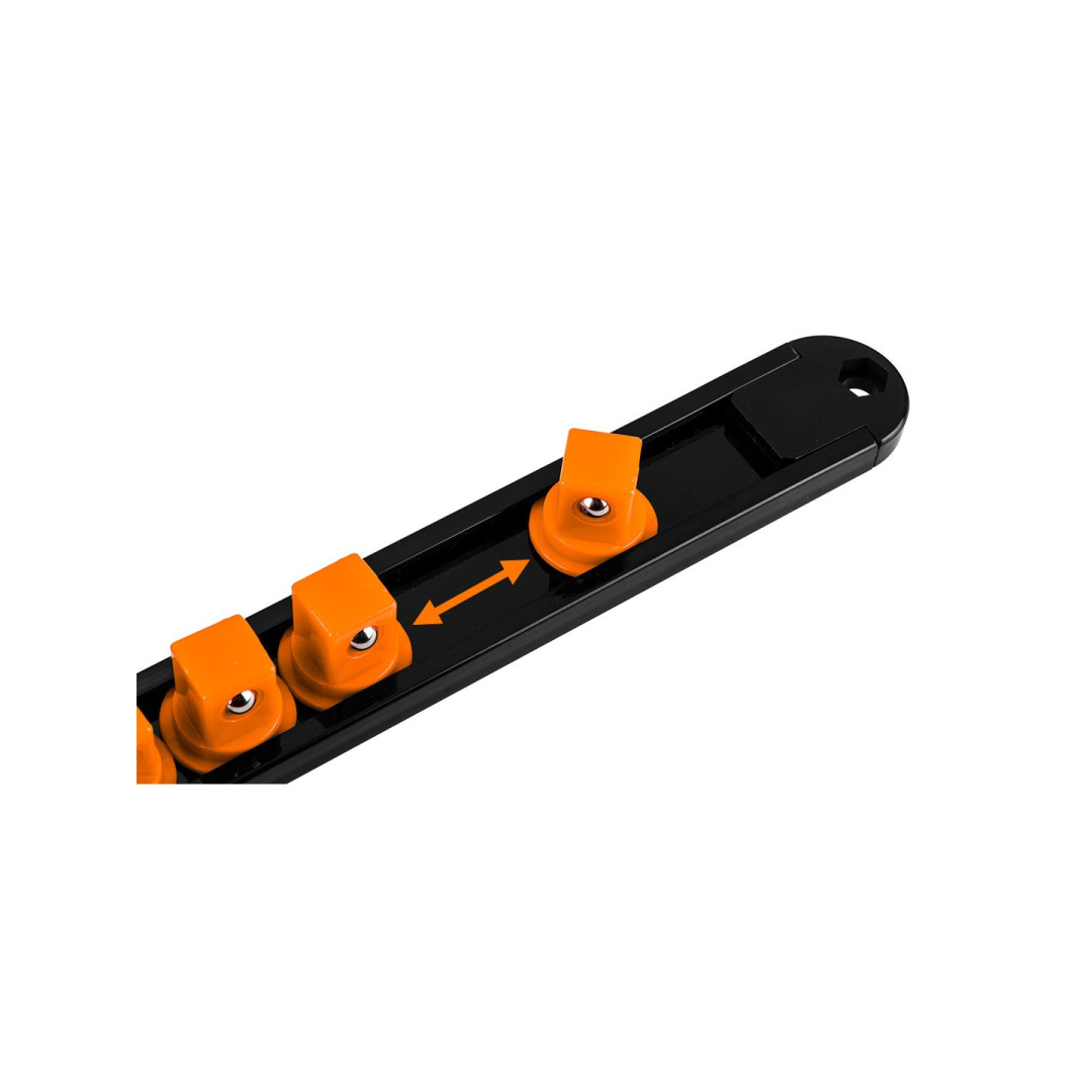 Adapterių laikikliai 1/4„“, 3/8„“, 1/2„“ - 6 vnt. rinkinys. 7