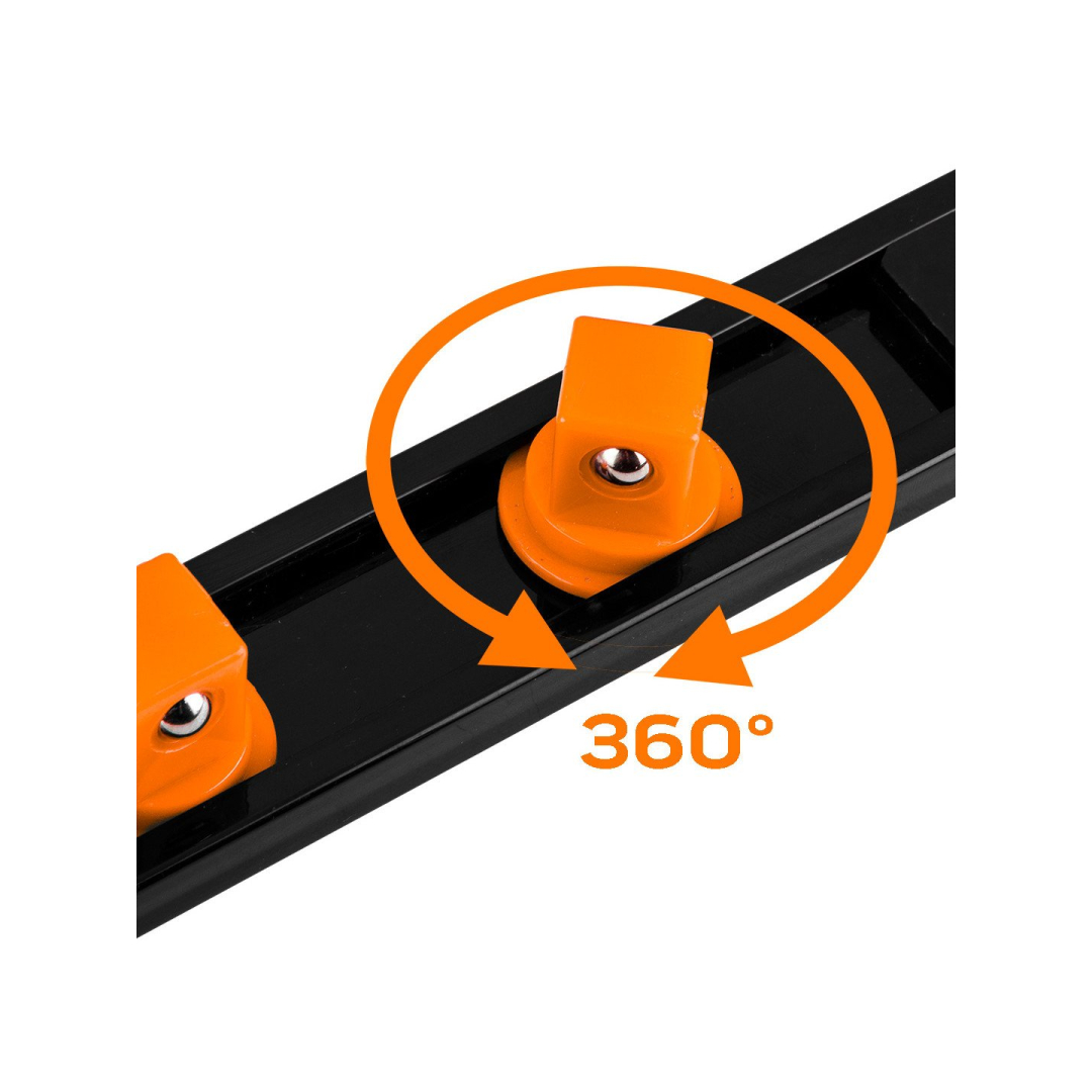 Adapterių laikikliai 1/4„“, 3/8„“, 1/2„“ - 6 vnt. rinkinys. 8