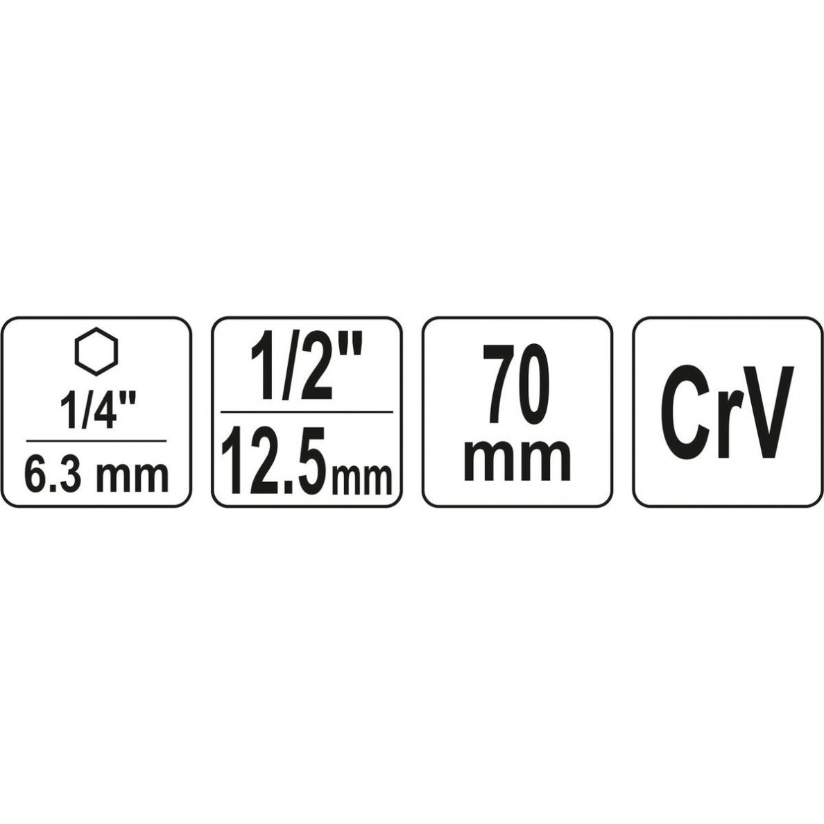 Adapteris Yato, 70 mm 3
