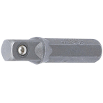 Adapteris | 6.3 mm šešiakampis (1/4") - išorinis kvadratas 6.3 mm (1/4") | 30 mm (8202)