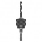 Adapteris Bosch PC Plus 3/8" ir HSS-G 7, 15x85mm grąžtas, 2608594253