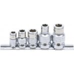 Adapterių rinkinys antgaliams | 6,3 mm (1/4") / 10 mm (3/8") / 12,5 mm (1/2") | 5 vnt. (70103)