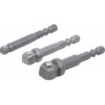 Adapterių rinkinys su šarnyrais | 6.3 mm (1/4") | 3 vnt. (9162)