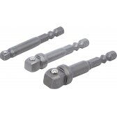 Adapterių rinkinys su šarnyrais | 6.3 mm (1/4") | 3 vnt. (9162)
