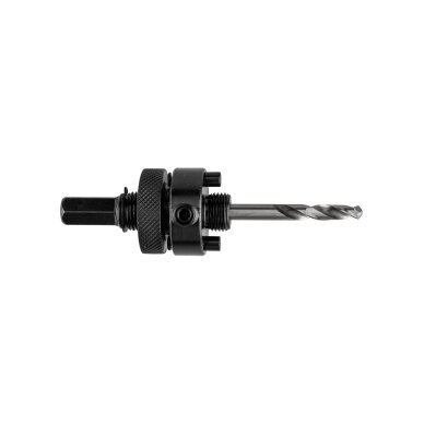 Adapteris su centravimo grąžtu bimetaliniams skylių pjūklams 32–152 mm, šešiakampis 2