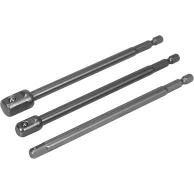 Ilgų adapterių komplektas Yato, 150 mm, 3 vnt. Ilgų adapterių komplektas Yato, 150 mm, 3 vnt.