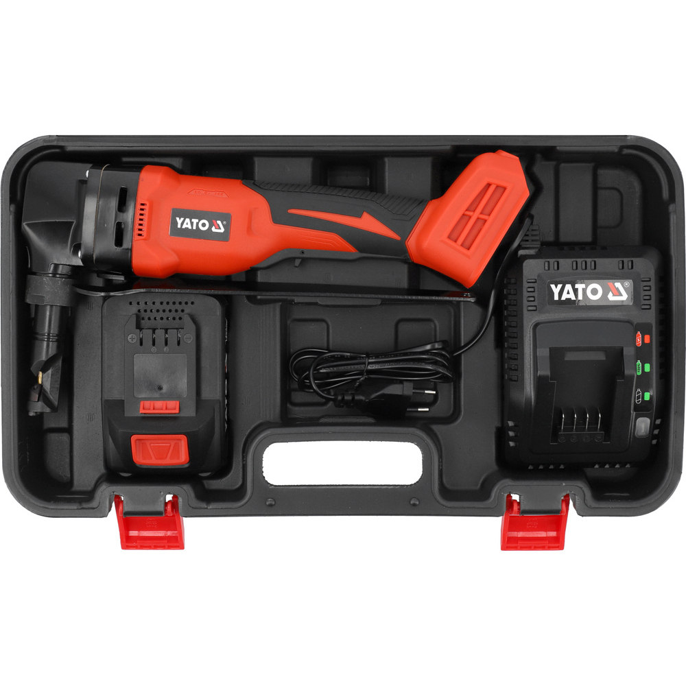 Akumuliatorinės žirklės skardai | stogui, kėbului | 18V | 4 AH AKU ir įkroviklis (YT-82398) 3 Akumuliatorinės žirklės skardai | stogui, kėbului | 18V | 4 AH AKU ir įkroviklis (YT-82398) 3