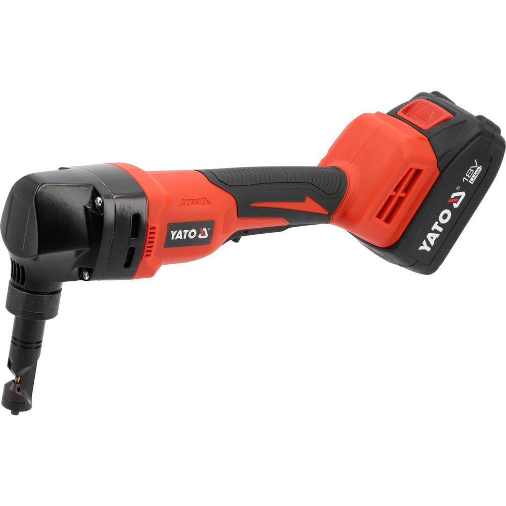 Akumuliatorinės žirklės skardai | stogui, kėbului | 18V | 4 AH AKU ir įkroviklis (YT-82398) Akumuliatorinės žirklės skardai | stogui, kėbului | 18V | 4 AH AKU ir įkroviklis (YT-82398)