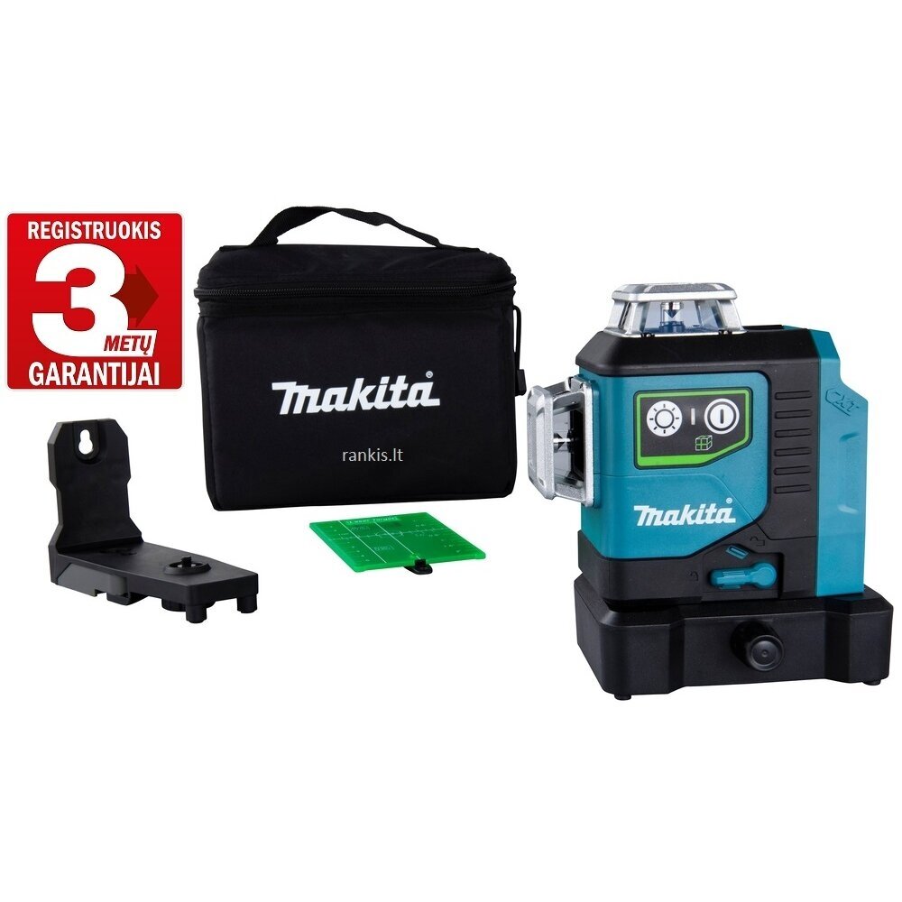 Akumuliatorinis 360° CXT ® lazerinis nivelyras Makita SK700GD Akumuliatorinis 360° CXT ® lazerinis nivelyras Makita SK700GD