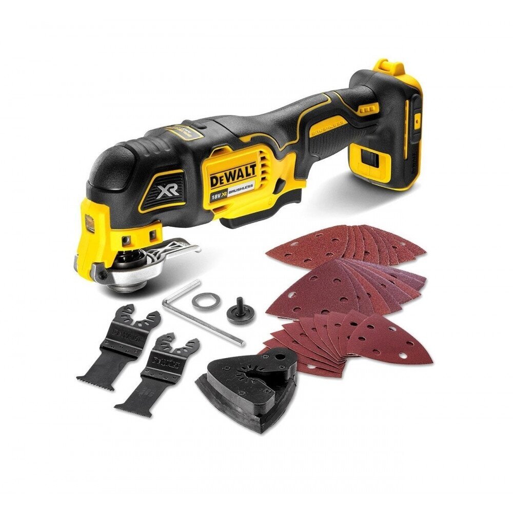 Akumuliatorinis daugiafunkcinis įrankis DeWalt DCS356N (be akumuliatoriaus ir pakrovėjo) Akumuliatorinis daugiafunkcinis įrankis DeWalt DCS356N (be akumuliatoriaus ir pakrovėjo)