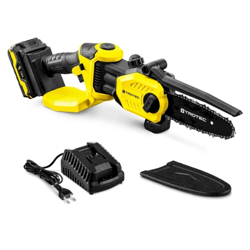Akumuliatorinis grandininis pjūklas Trotec PCHS 10-20V 1 Akumuliatorinis grandininis pjūklas Trotec PCHS 10-20V 1