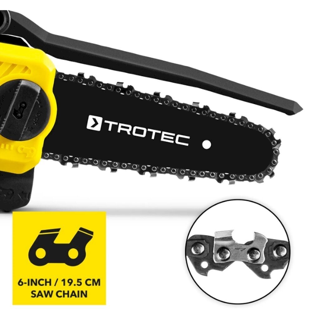 Akumuliatorinis grandininis pjūklas Trotec PCHS 10-20V 7 Akumuliatorinis grandininis pjūklas Trotec PCHS 10-20V 7