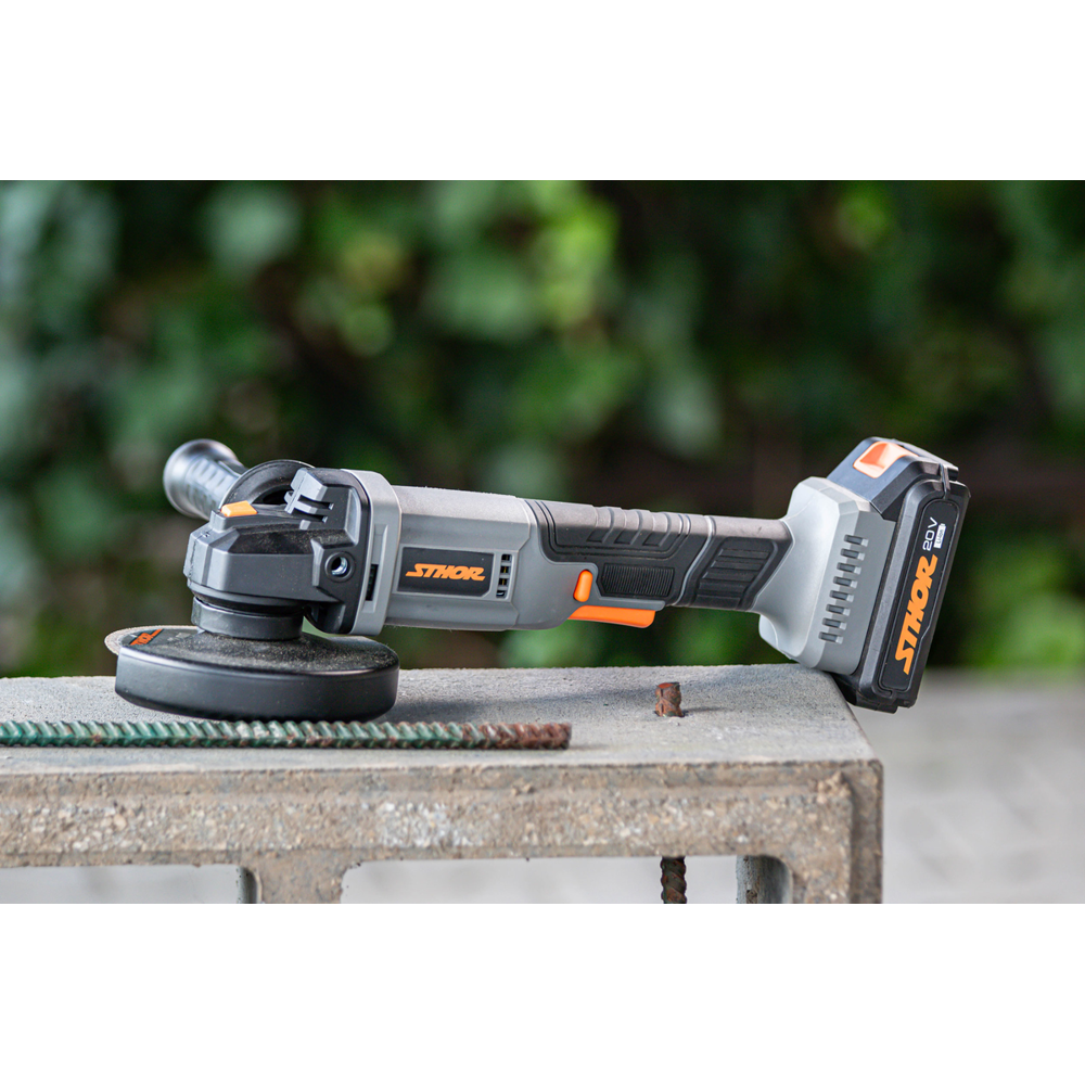 Akumuliatorinis kampinis šlifuoklis | 20V 125 mm (78091) 1 Akumuliatorinis kampinis šlifuoklis | 20V 125 mm (78091) 1