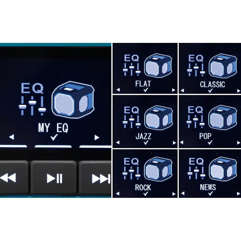 "Bluetooth" garsiakalbis LXT / XGT Makita MR014G, 14,4/18/40 V 13