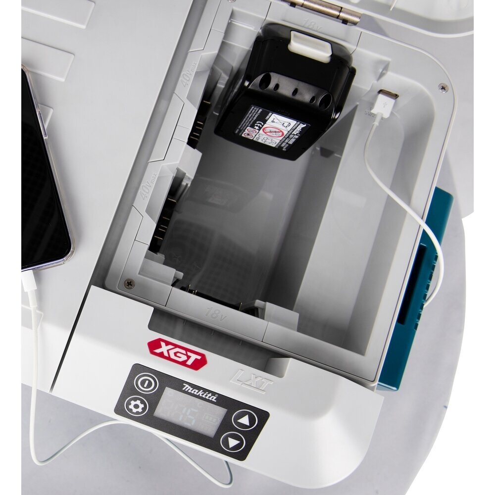 Akumuliatorinis šaldiklis, šaldytuvas-šildytuvas MAKITA CW001GZ, 40 Vmax, (be akum. ir krov.) 7 Akumuliatorinis šaldiklis, šaldytuvas-šildytuvas MAKITA CW001GZ, 40 Vmax, (be akum. ir krov.) 7