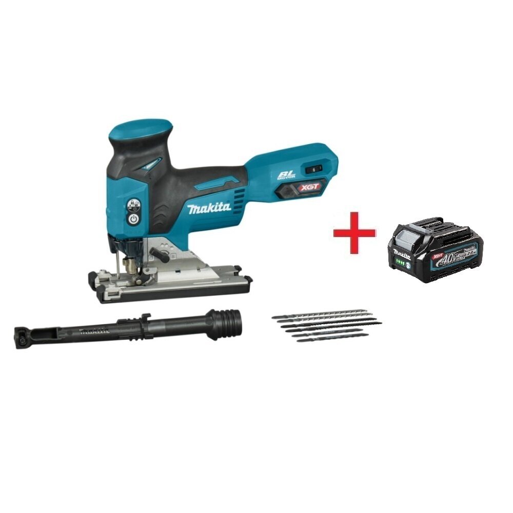 Akumuliatorinis siaurapjūklis MAKITA JV001GZ, 40 V (be akum. ir krov.) + DOVANA BL4025 Akumuliatorinis siaurapjūklis MAKITA JV001GZ, 40 V (be akum. ir krov.) + DOVANA BL4025