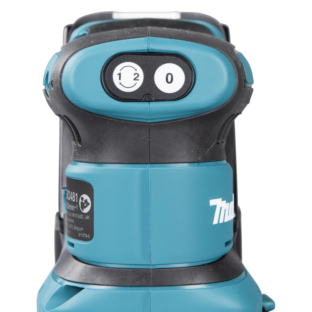 Akumuliatorinis šlifuoklis Makita DBO481Z, 18 V, (be akum. ir krov.) 1 Akumuliatorinis šlifuoklis Makita DBO481Z, 18 V, (be akum. ir krov.) 1