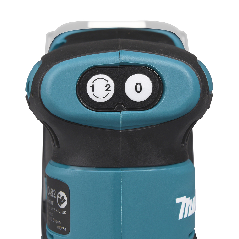 Akumuliatorinis šlifuoklis Makita DBO482Z, 18 V, (be akum. ir krov.) 4 Akumuliatorinis šlifuoklis Makita DBO482Z, 18 V, (be akum. ir krov.) 4