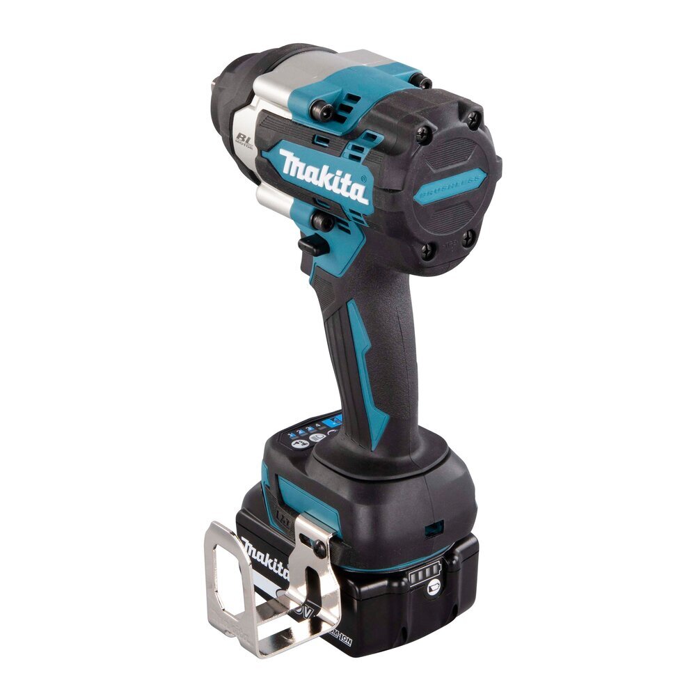 Akumuliatorinis smūginis veržliasukis MAKITA DTW701RTJ, 18V, 1/2", 700/1000 Nm 6