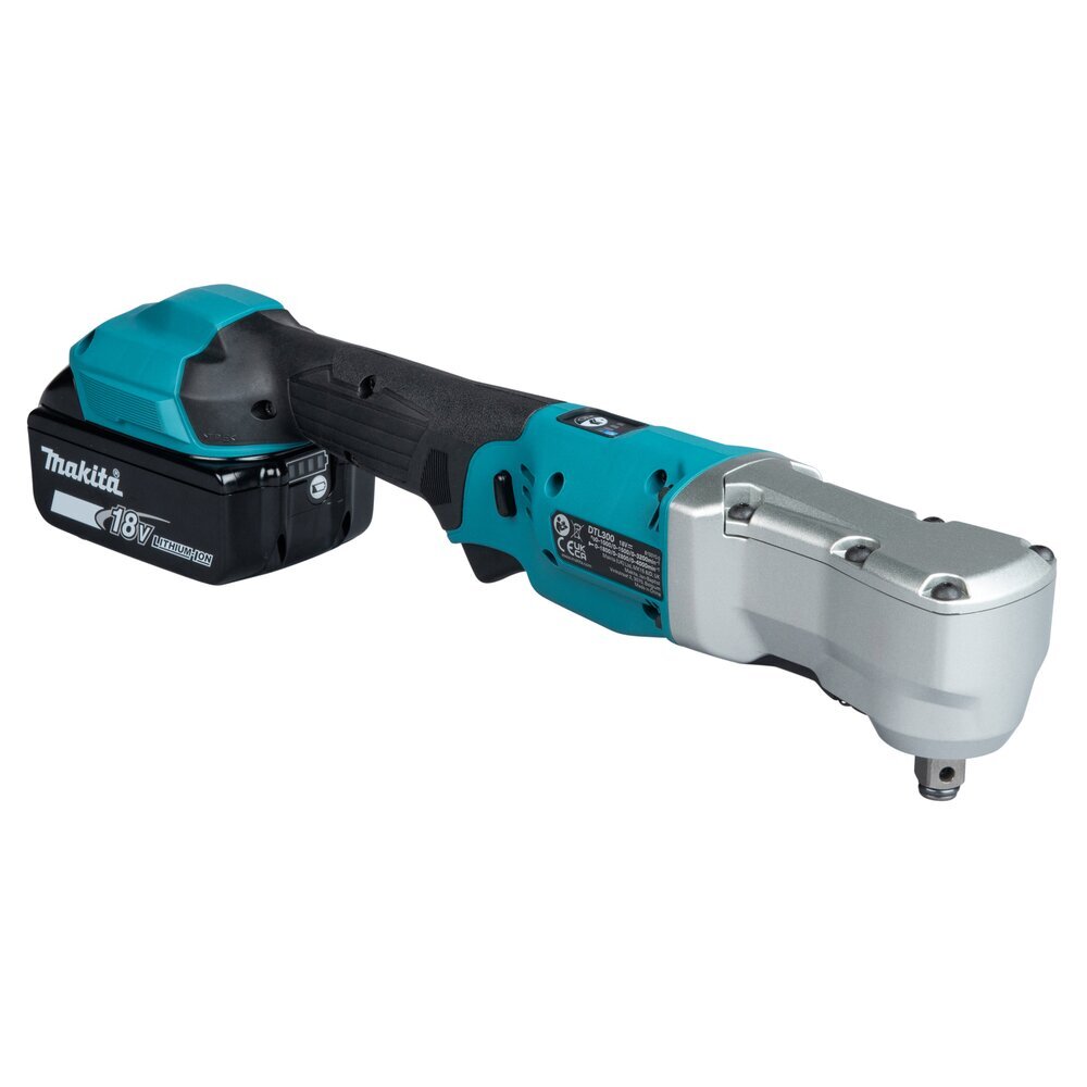 Akumuliatorinis kampinis smūginis veržliasukis MAKITA DTL300Z, 18V, 1/2", 340/530Nm 9