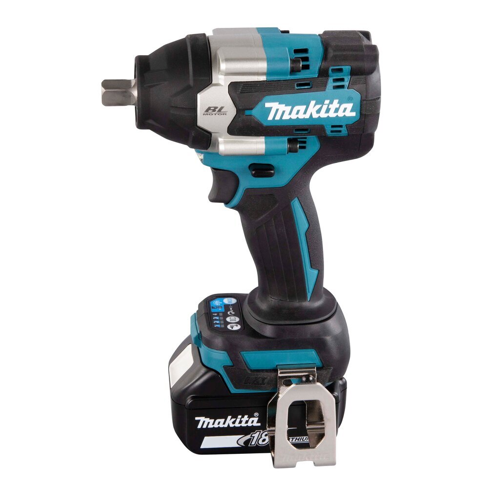 Akumuliatorinis smūginis veržliasukis MAKITA DTW701RTJ, 18V, 1/2", 700/1000 Nm 3