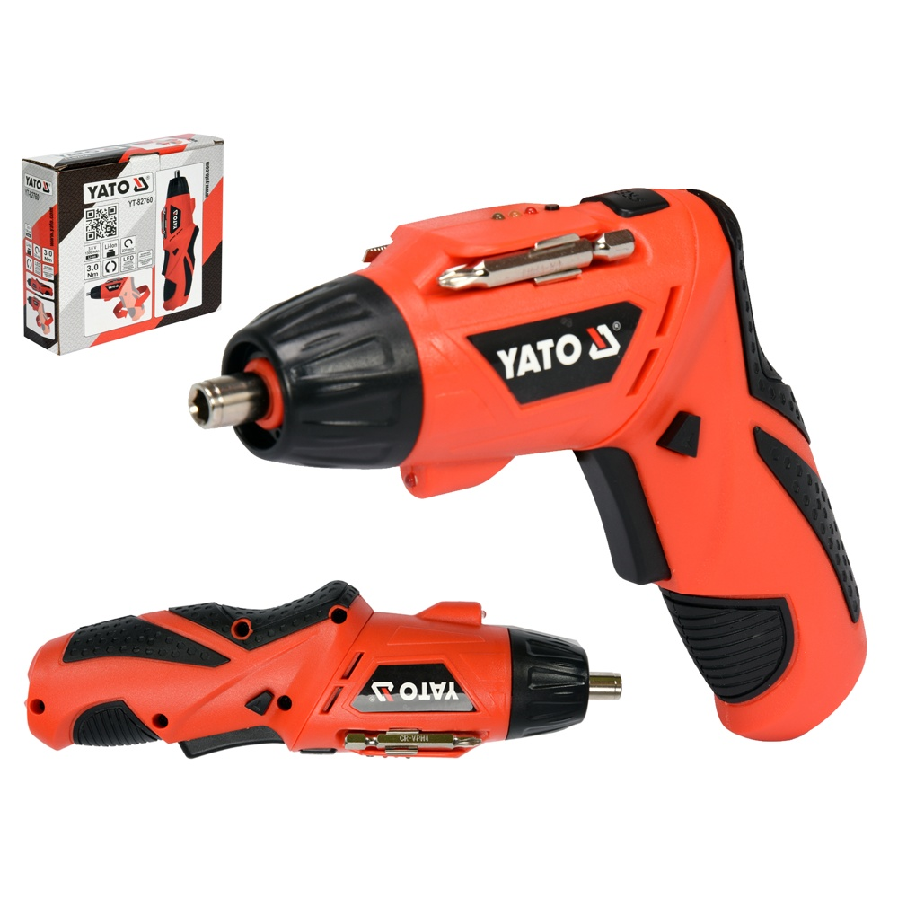 Akumuliatorinis suktuvas Yato, 3,6 V, 1,3 Ah Akumuliatorinis suktuvas Yato, 3,6 V, 1,3 Ah