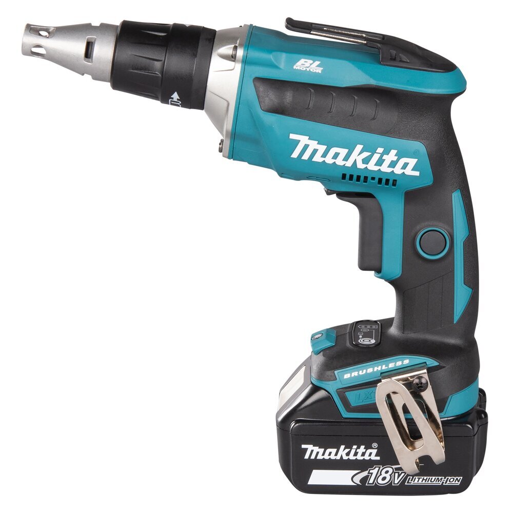 Akumuliatorinis suktuvas Makita DFS452TJX2, 18V, 2X5.0Ah (medvaržčių sukimui) 5