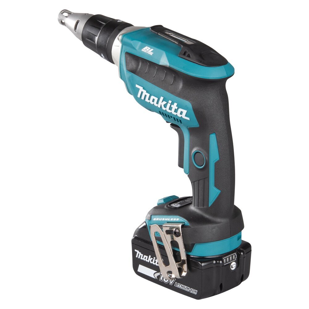 Akumuliatorinis suktuvas Makita DFS452TJX2, 18V, 2X5.0Ah (medvaržčių sukimui) 8