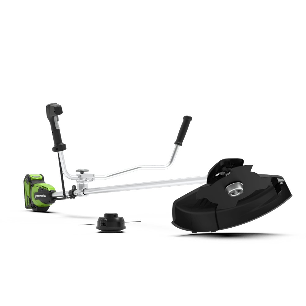 Akumuliatorinis trimeris - žoliapjovė / krūmapjovė Greenworks GD40BCB, 40 V, (be akum. ir krov.) Akumuliatorinis trimeris - žoliapjovė / krūmapjovė Greenworks GD40BCB, 40 V, (be akum. ir krov.)