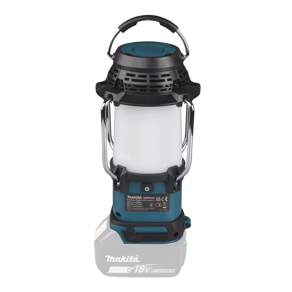 Akumuliatorinis žibintas / radijas Makita DMR055, 14,4 / 18 V, 130 lx, (be akum. ir krov.) 3