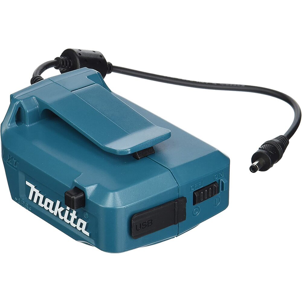 Akumuliatorių adapteris Makita 198634-2; 14,4/18 V + USB 1 Akumuliatorių adapteris Makita 198634-2; 14,4/18 V + USB 1
