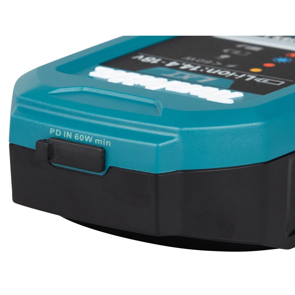 Akumuliatorių kroviklis Makita DC18SJ, USB-PD LXT, Li-ion, 14,4-18V 4