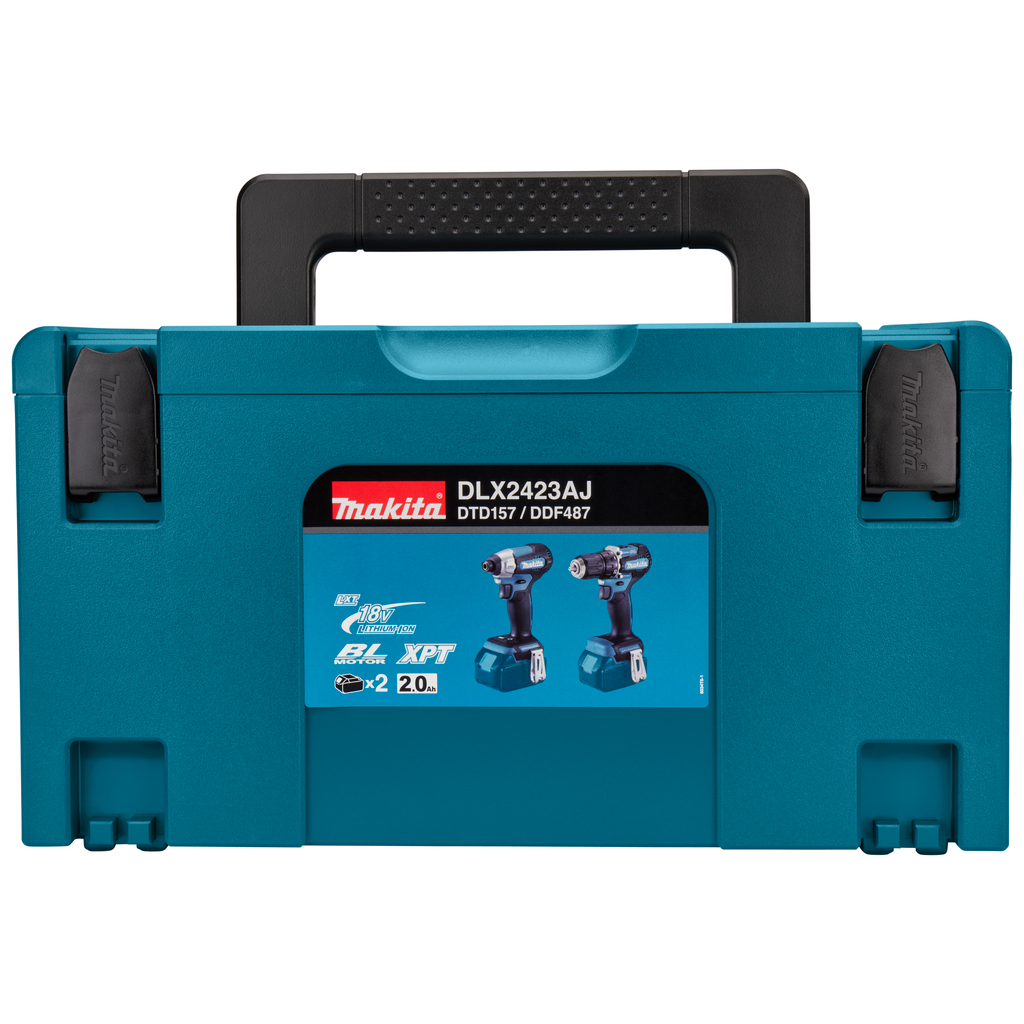 Akumuliatorinių įrankių komplektas MAKITA DLX2423AJ (DDF487+ DTD157), 18 V, 2 x 2,0 Ah 3