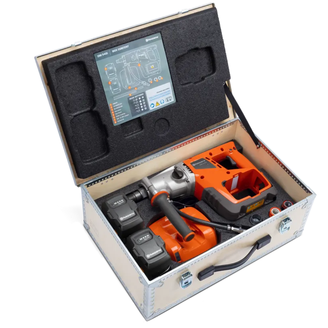 Akumuliatorinis gręžtuvas Husqvarna DM 540i, 36 V, (be akum. ir krov.) 5 Akumuliatorinis gręžtuvas Husqvarna DM 540i, 36 V, (be akum. ir krov.) 5