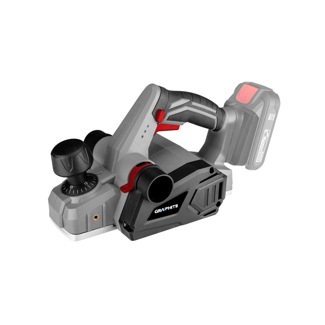 Akumuliatorinės obliavimo staklės GRAPHITE 18V E+ 16000/min. Akumuliatorinės obliavimo staklės GRAPHITE 18V E+ 16000/min.