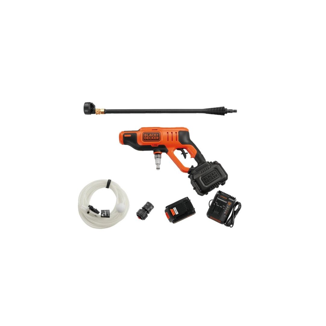 Akum. aukšto slėgio plovykla Black&Decker BCPC18D1-QW, 18V, 1x2.0Ah