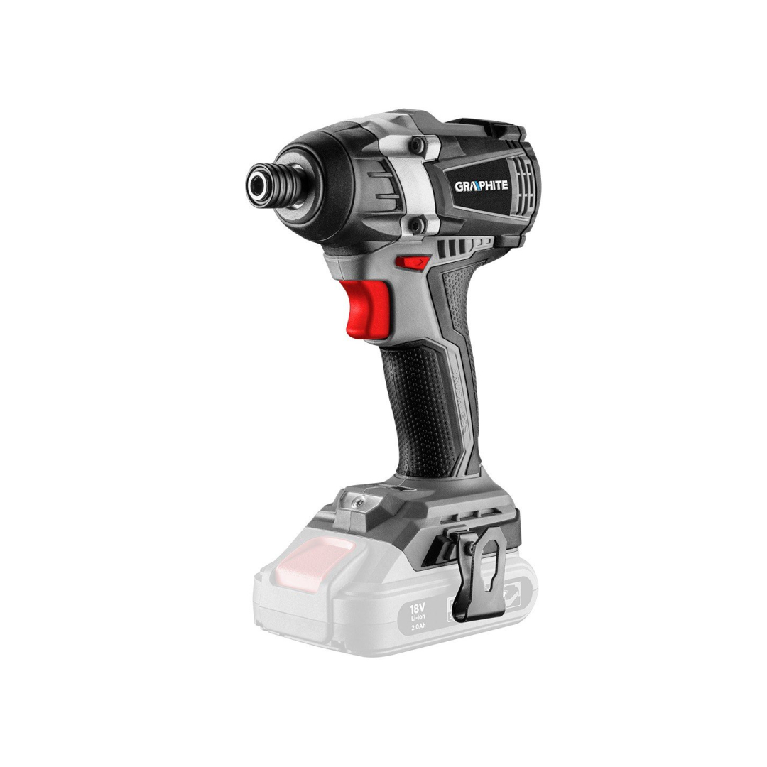 Akumuliatorinis bešepetėlinis  suktuvas,smūginis 18V 2-13mm  Graphite