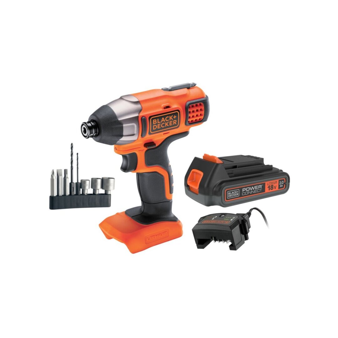 Akumuliatorinis Gręžtuvas - Suktuvas, 18V BDCIM18D1A-QW, 1 X 2 AH, Black&Decker Akumuliatorinis Gręžtuvas - Suktuvas, 18V BDCIM18D1A-QW, 1 X 2 AH, Black&Decker